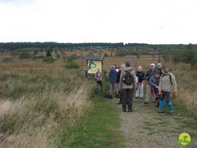 randonnée sportive avec joëlettes, Ovifat, 2012